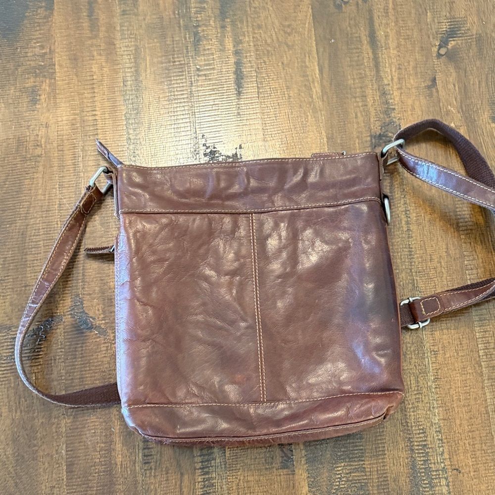 Jack George’s Brown Leather Crossbody Messenger Bag -Shoulder Bag - Picture 2 of 11